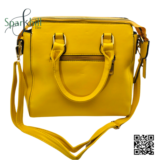 Yellow Retro Fashion Shoulder / Hand Bag