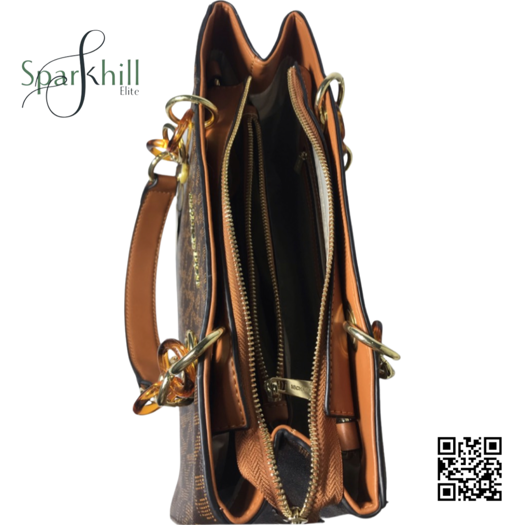 Coffee / Brown Formal Hand Bag SE5340-1