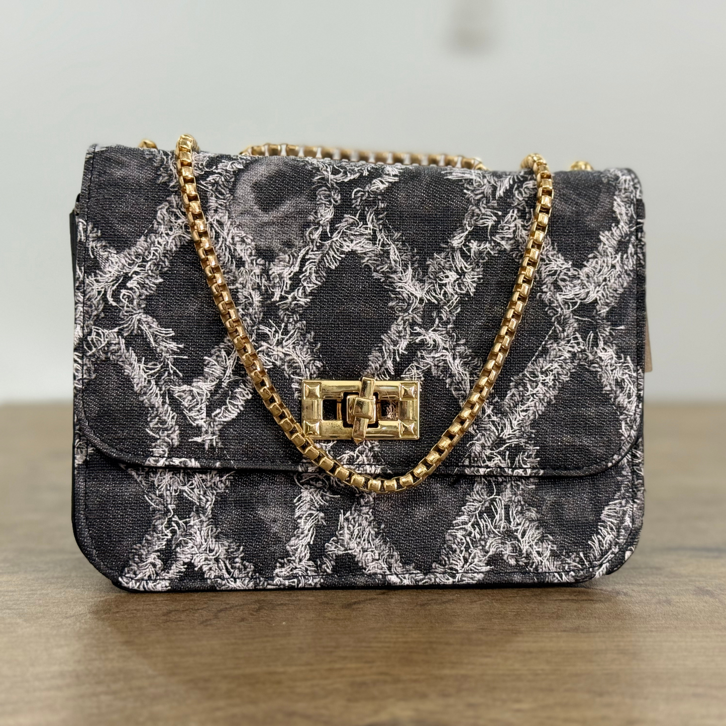 Denim Pattern Bag