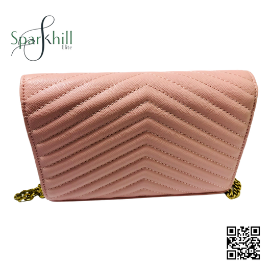 Crossbody Bag mini With Golden Logo Snap Closure SE10822