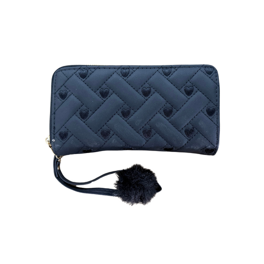 Quilted Heart Wristlet Wallet