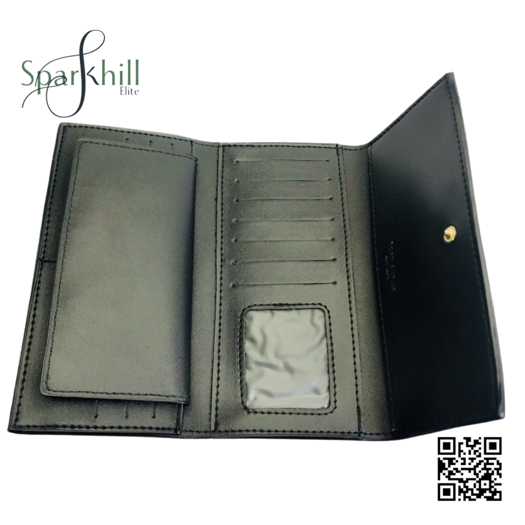 Monogram Jacquard Apricot Trifold Wallet