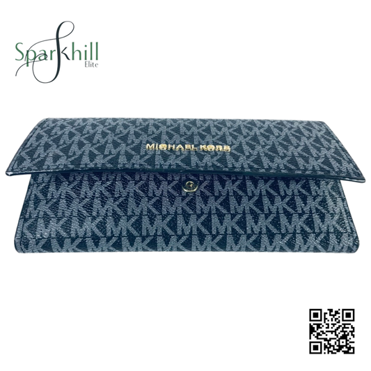 Large Trifold Wallet Admiral Navy Dark Blue
