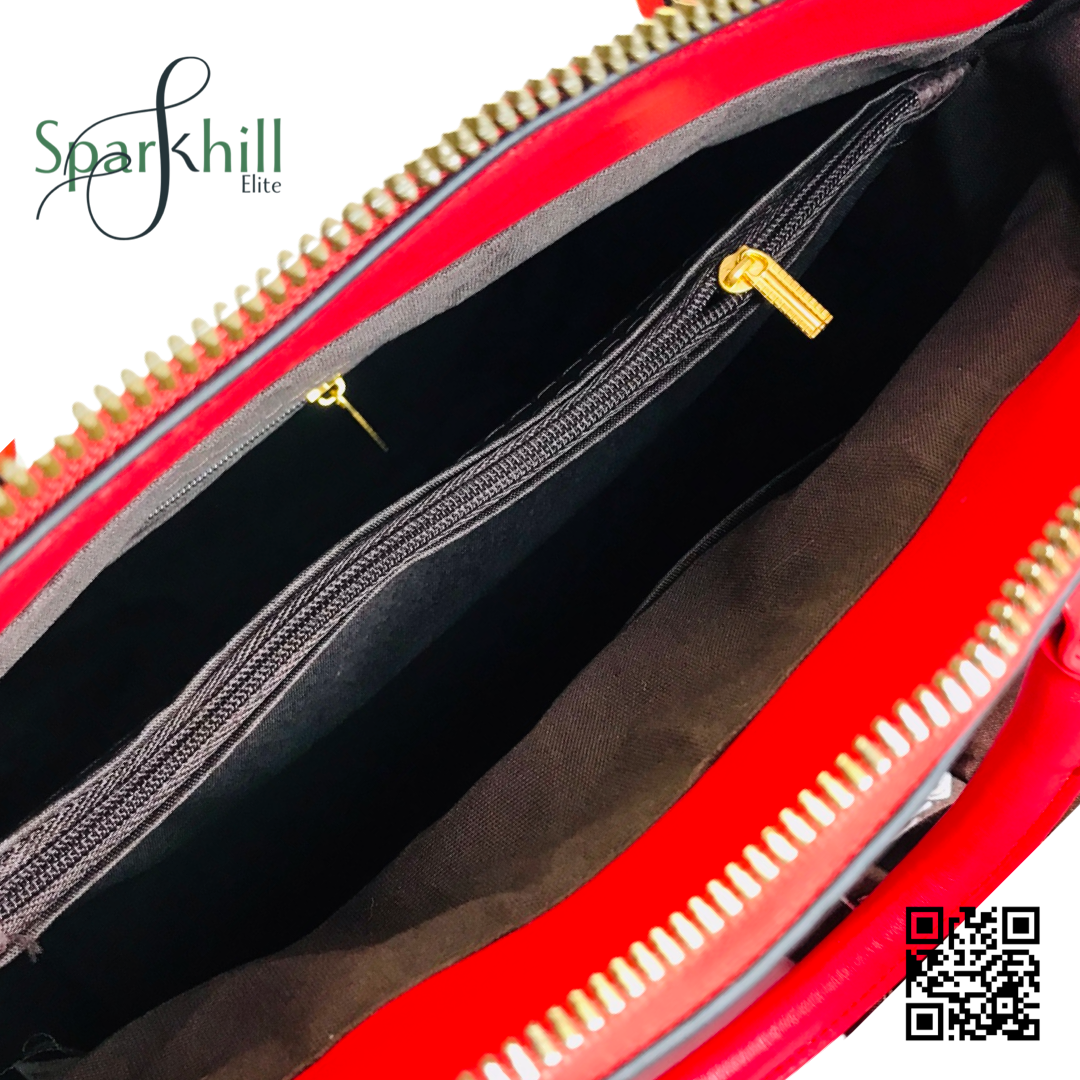 Red Retro Fashion Shoulder / Hand Bag