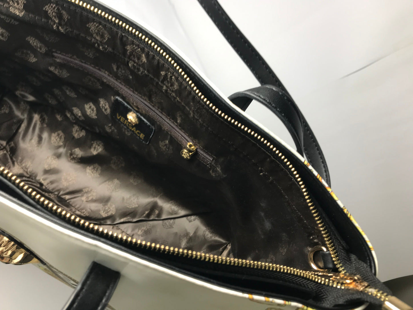 Yellow/White Shoulder Bag for Women