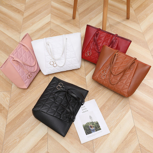 Diamond Quilted Tote