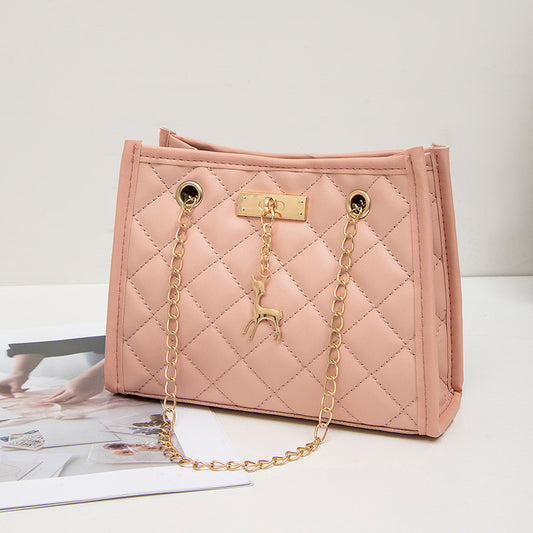 Diamond Embroidery Messenger Bag