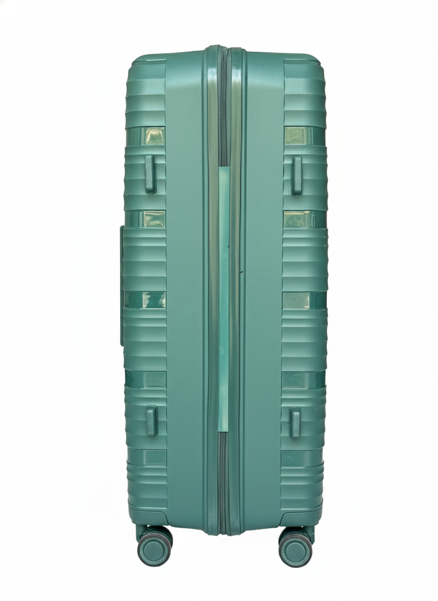 Swiss+Traveller Premium Luggage – Lightweight Unbreakable with 360° Silent Spinner Wheels & Security Lock