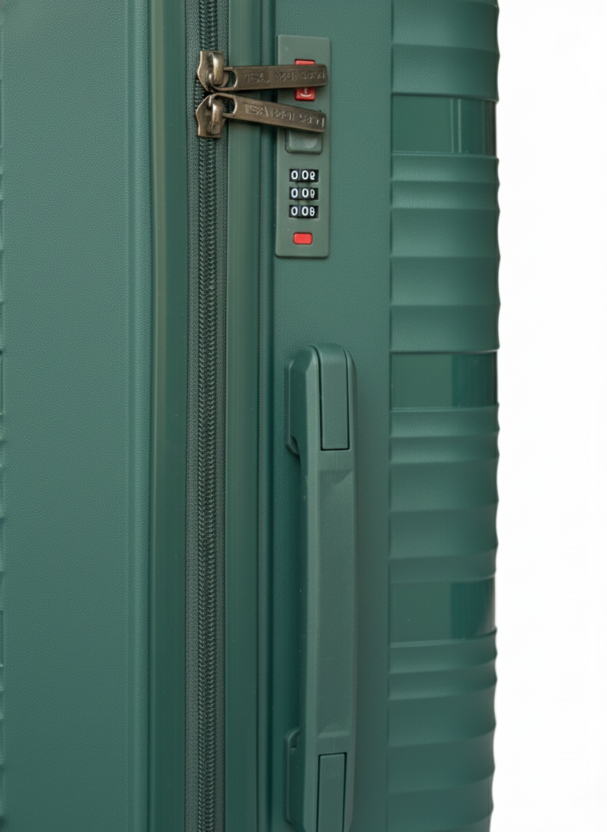 Swiss+Traveller Premium Luggage – Lightweight Unbreakable with 360° Silent Spinner Wheels & Security Lock