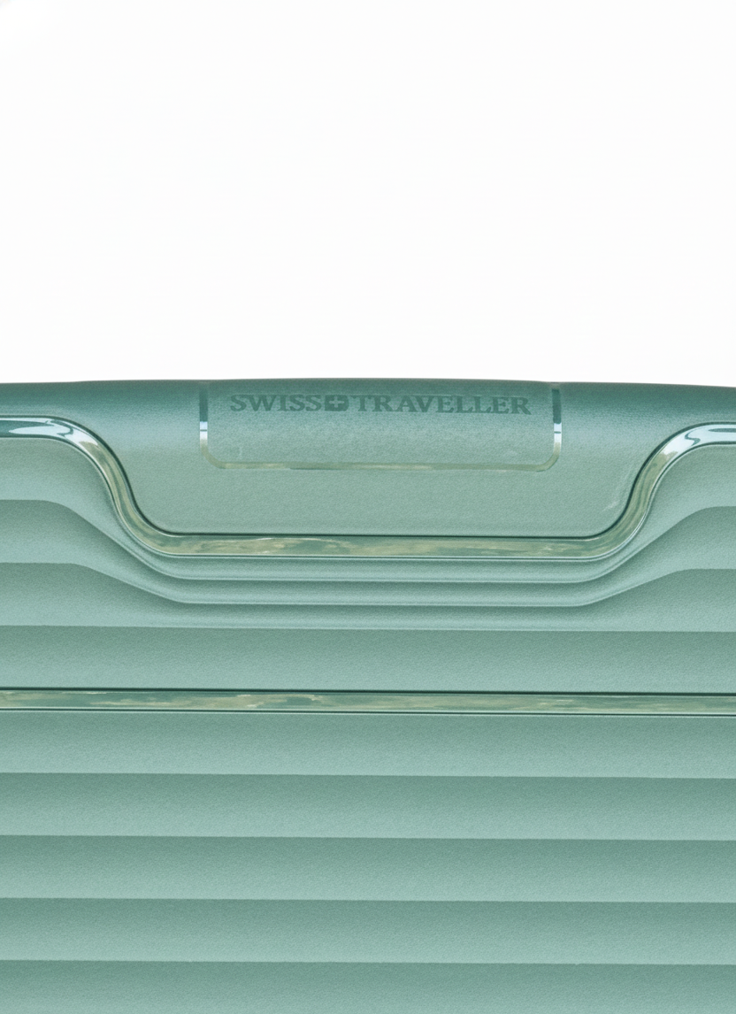 Swiss+Traveller Premium Luggage – Lightweight Unbreakable with 360° Silent Spinner Wheels & Security Lock