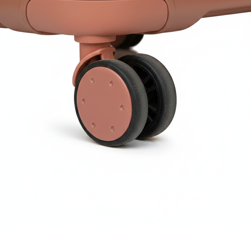 Minister Premium Luggage – Ribbed Design | Lightweight Unbreakable with Expandable Zip, 360° Silent Spinner Wheels & Security Lock