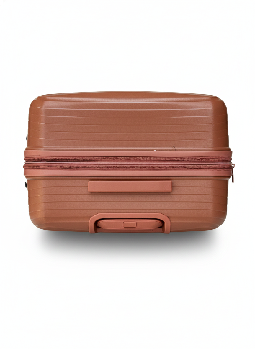 Minister Premium Luggage – Ribbed Design | Lightweight Unbreakable with Expandable Zip, 360° Silent Spinner Wheels & Security Lock