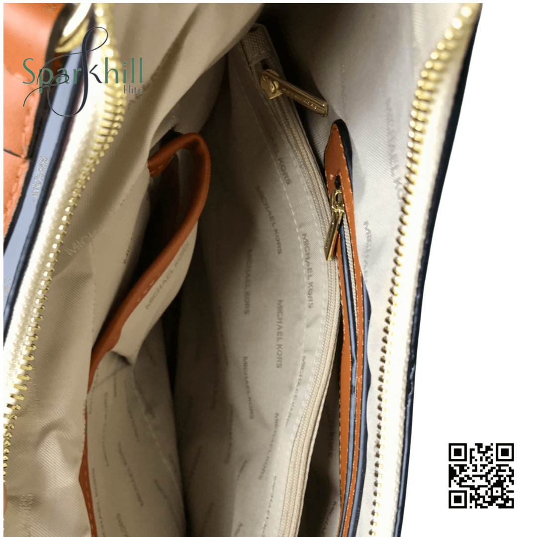 Beige / Brown Formal Hand Bag SE5350