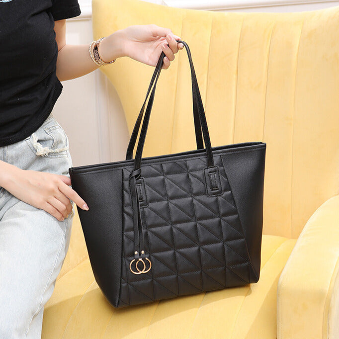 Diamond Quilted Tote