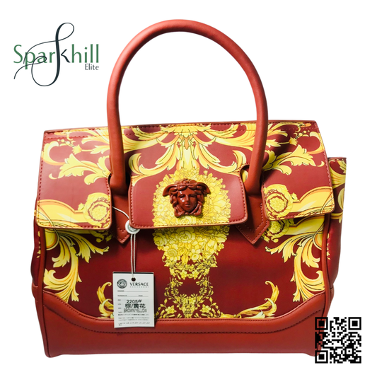 Brown/Yellow Formal Hand Bag SE2205