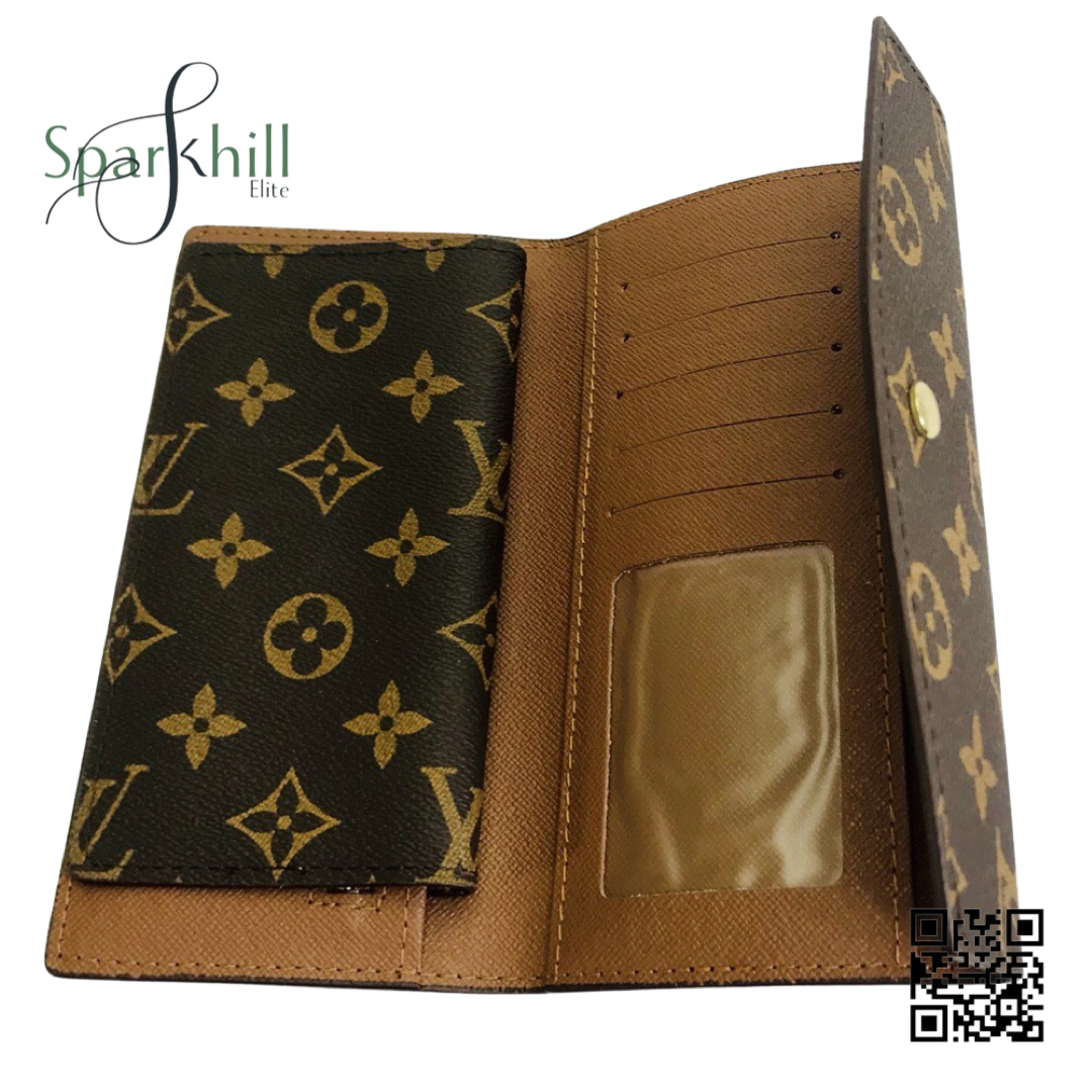 Monogram Coated Canvas Trifold Wallet