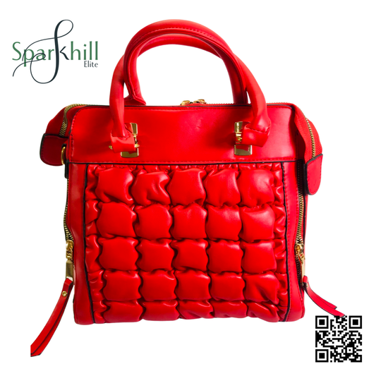 Red Retro Fashion Shoulder / Hand Bag