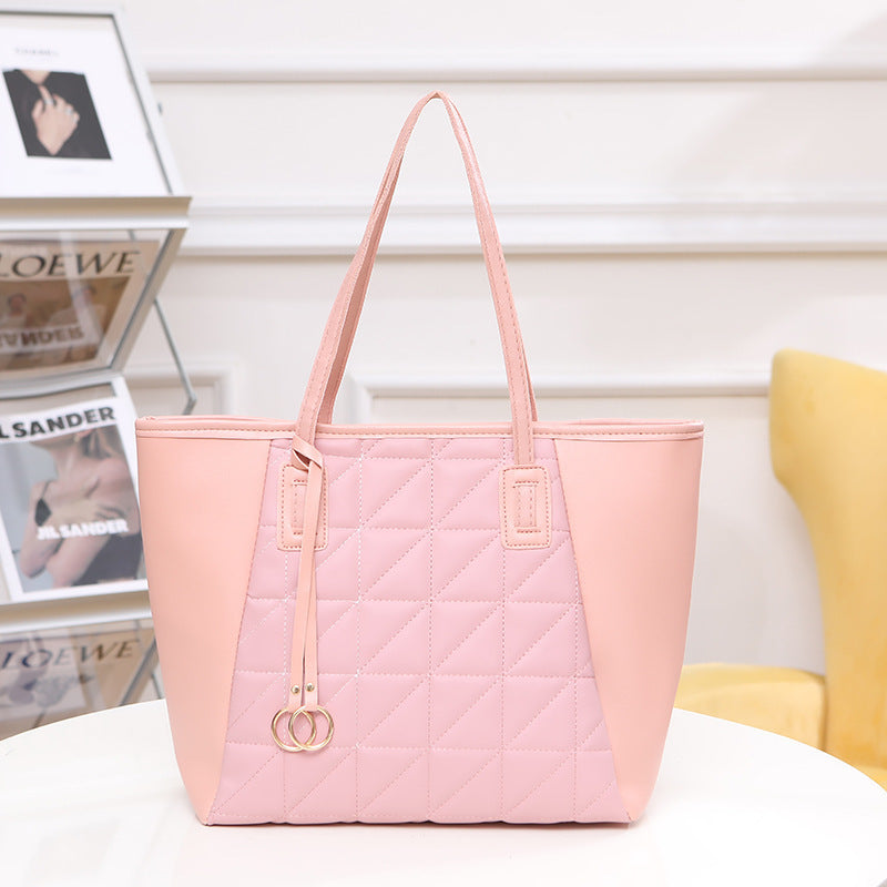 Diamond Quilted Tote