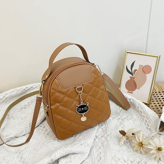 Diamond Embroidery Cat Backpack