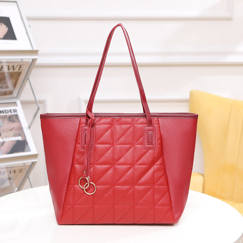 Diamond Quilted Tote