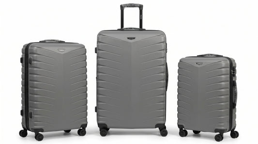 Pigeon Hard Shell Suitcase | Chevron Design